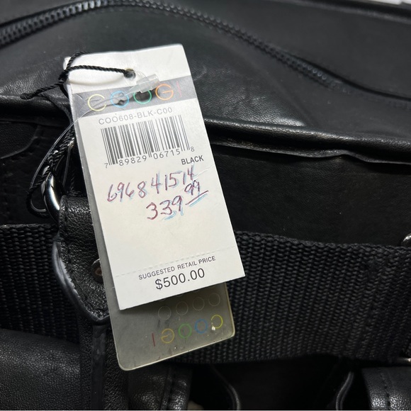 Coogi NWT Limited Edition (026 of 100) Black Leather Weekender Bag. - Picture 13 of 16